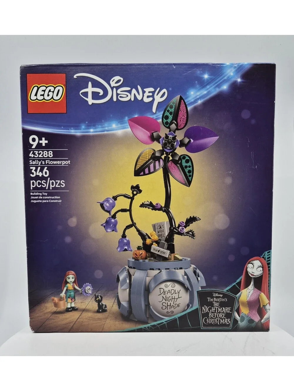 LEGO Disney The Nightmare Before Christmas Sally's Flowerpot 43288, 346 Pieces
